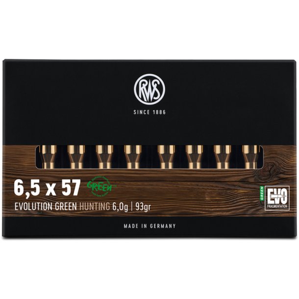RWS 6,5X57 EVO GREEN 6,0G 93GR