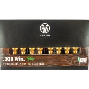 RWS 308 WIN EVO GREEN 9,0G 139GR