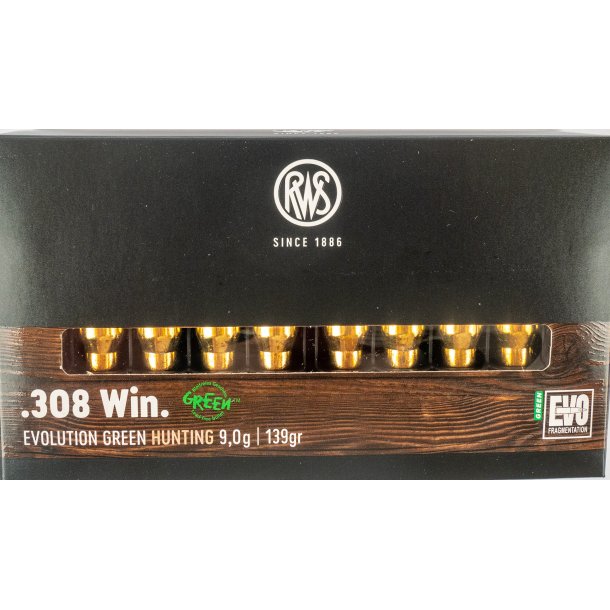 RWS 308 WIN EVO GREEN 9,0G 139GR