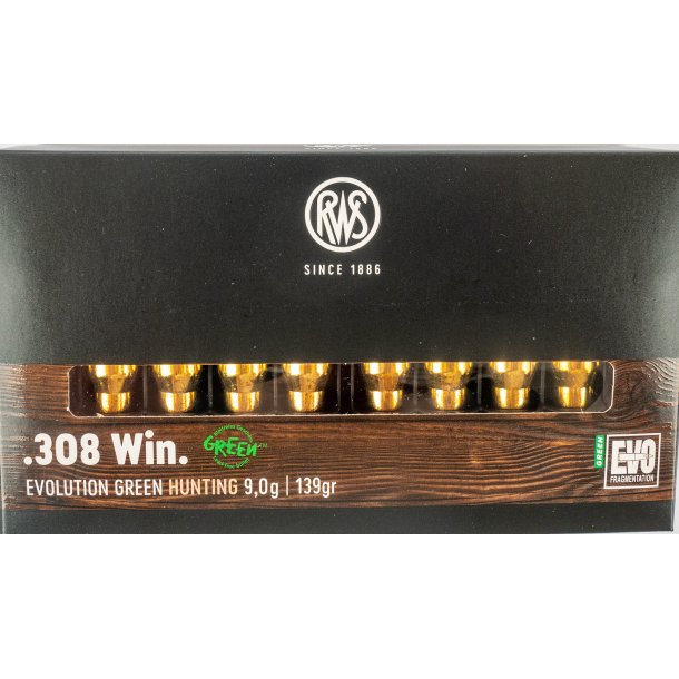 RWS 308 WIN EVOLUTION GREEN 9,0 G