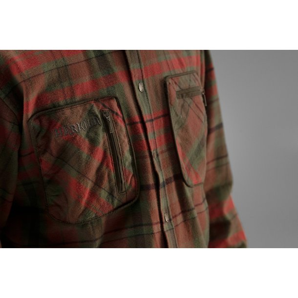 H�RKILA PAJALA SKJORTE RED CHECK