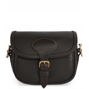 PURDEY PATRONTASKE LDER 75, BROWN