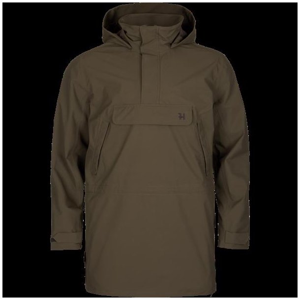 HRKILA ORTON TECH PACKABLE ANORAK. WILLOW GREEN.