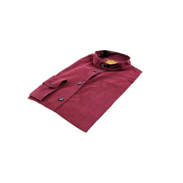 NORDHUNT CORDUROY DAME SKJORTE BURGUNDY RD