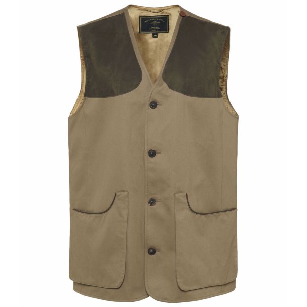 PURDEY FRANCOLIN SHOOTING VEST, KHAKI GREEN