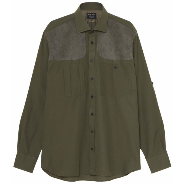 PURDEY TECHNICAL SH. SKJORTE, KHAKI GREEN