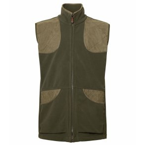 PURDEY SHETLAND SH. FLEECE VEST, KHAKI GREEN