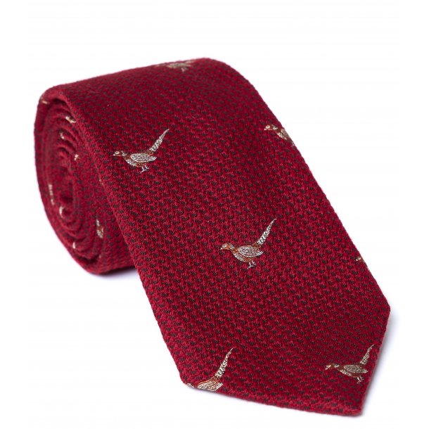 PURDEY SLIPS STANDING PHEASANT RED