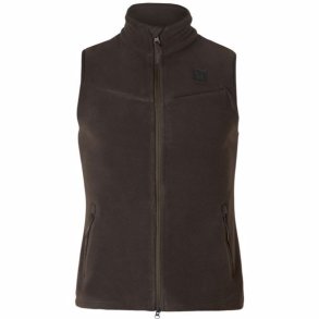 H�RKILA ASPIRE FLEECVEST. SHADOW BROWN