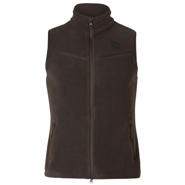 H�RKILA ASPIRE FLEECVEST. SHADOW BROWN