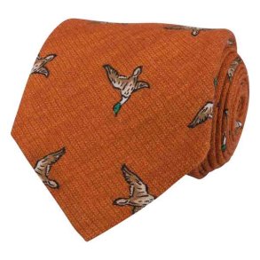 PORTIA SILK SLIPS NDER, ORANGE