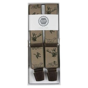 PORTIA SELER MED CLIPS, JAGTMOTIVER, BEIGE