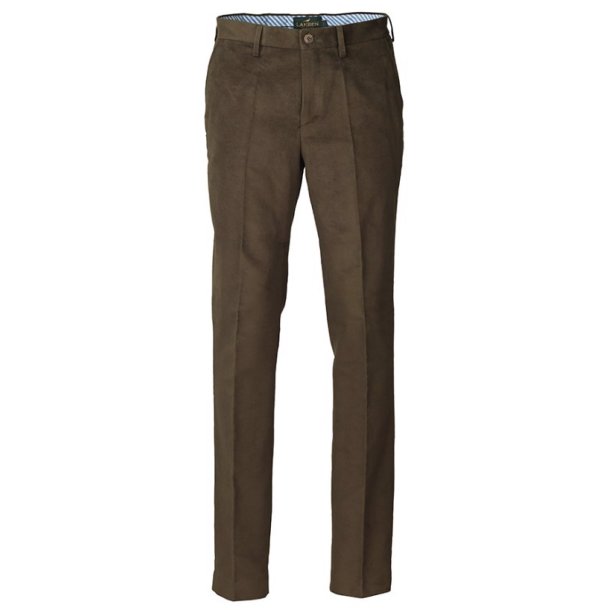 LAKSEN BELGRAVIA MOLESKIN BUKSER, GR�N