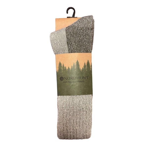 NORDHUNT WOOL OUTDOOR SOCKS LONG OLIVE