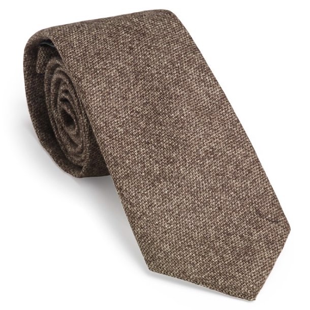 LAKSEN CELTIC TWEED SLIPS, CAMEL