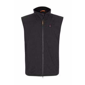 NORDIC HEAT VEST SOFTSHELL, SORT