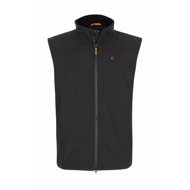 NORDIC HEAT VEST SOFTSHELL, SORT