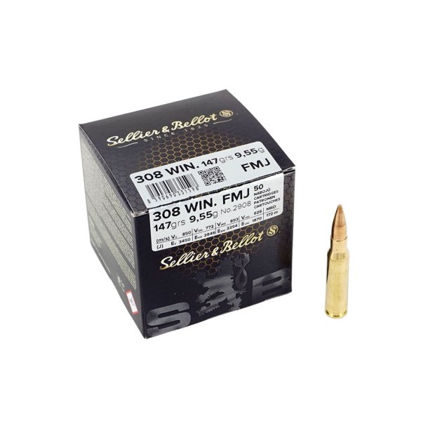 SELLIER & BELLOT 308 FMJ 9,55G.