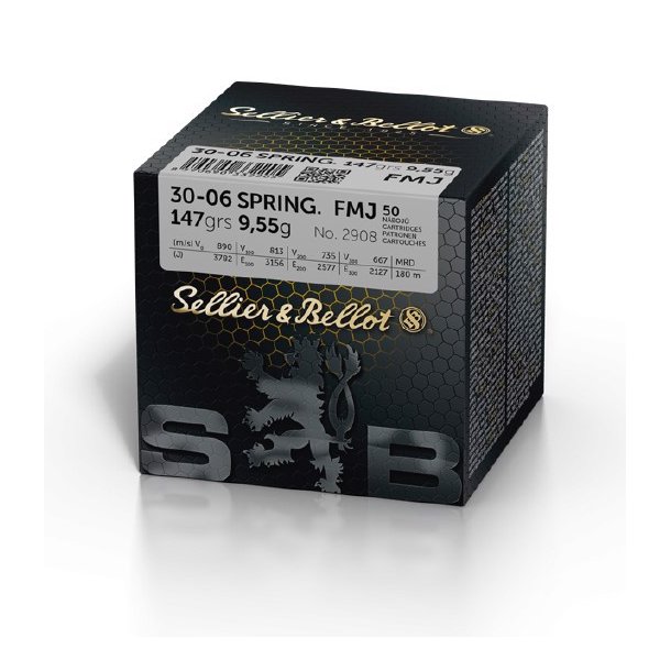 SELLIER & BELLOT 30-06 FMJ 9,55G.