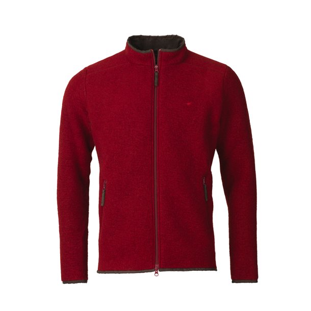 LAKSEN HOGBACK JACKET FLEECE, R�D