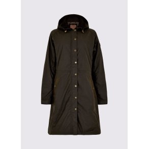 DUBARRY REDINGTON DAME WAX JAKKE. VERDIGRIS GR�N