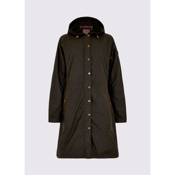DUBARRY REDINGTON DAME WAX JAKKE. VERDIGRIS GR�N