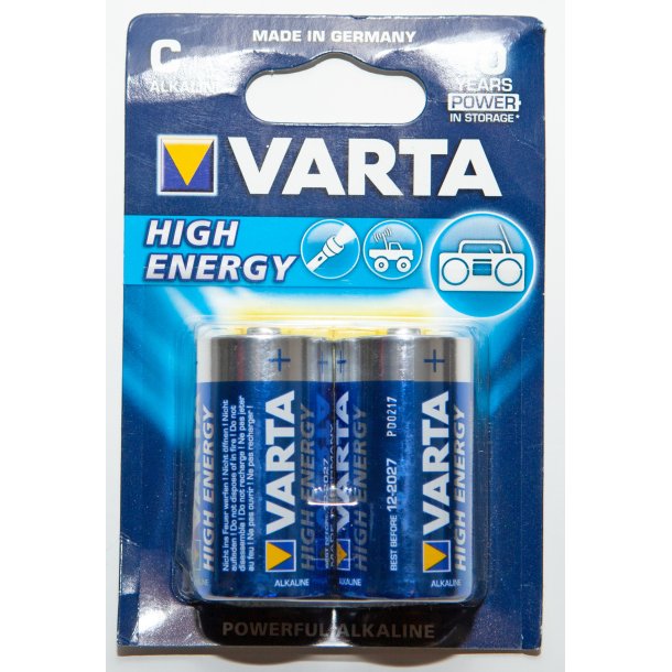 VARTA LR14 1,5V C. 2 STK.