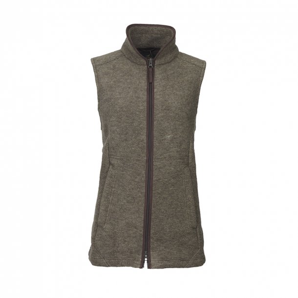 LAKSEN PENTLAND LADY FLEECE VEST, GRN