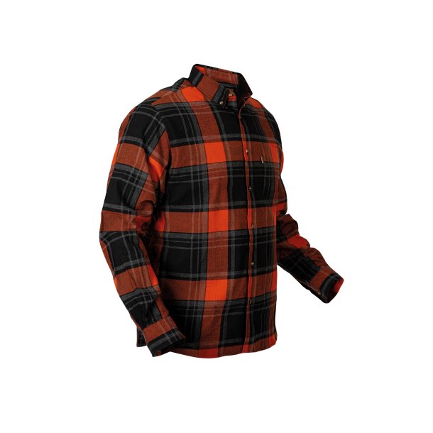 NORDHUNT MCDONNEL FLANNEL SKJORTE, ORANGE