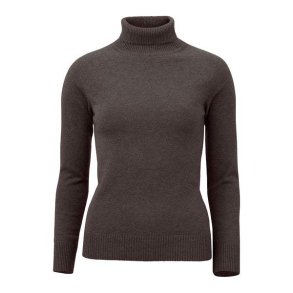 LAKSEN WESTMINSTER ROLL NECK BLUSE, BISQUIT