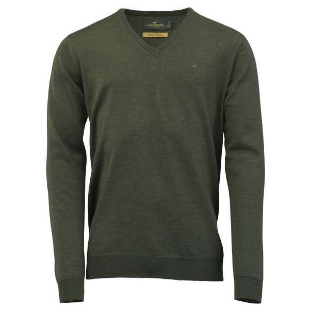 LAKSEN SUSSEX V-NECK BLUSE, WOODY