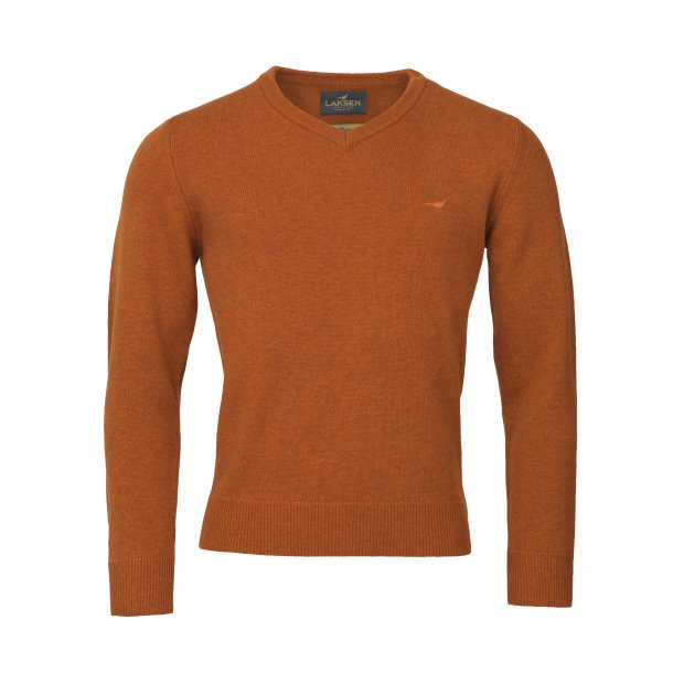 LAKSEN JOHNSON V-NECK, ORANGE