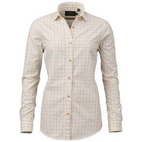 LAKSEN EM LADY SKJORTE COTTON WOOL, MUSTARD BROW