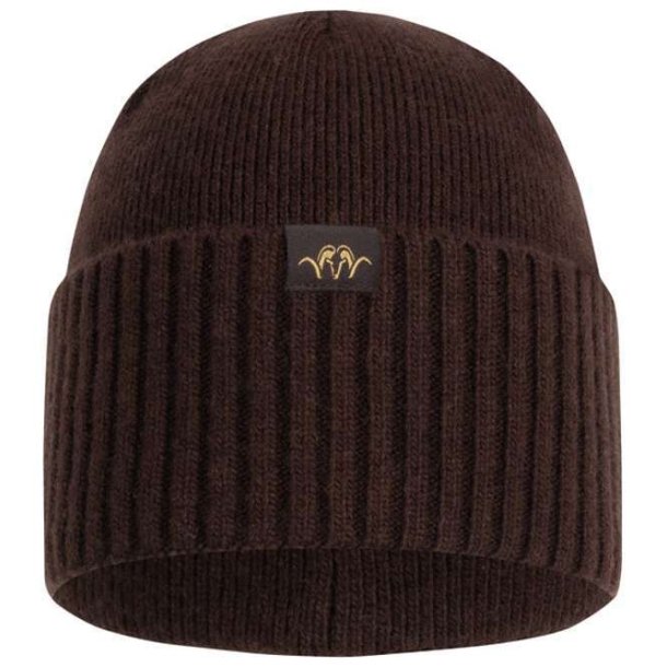 BLASER BOB RIB BEANIE, DARK BROWN