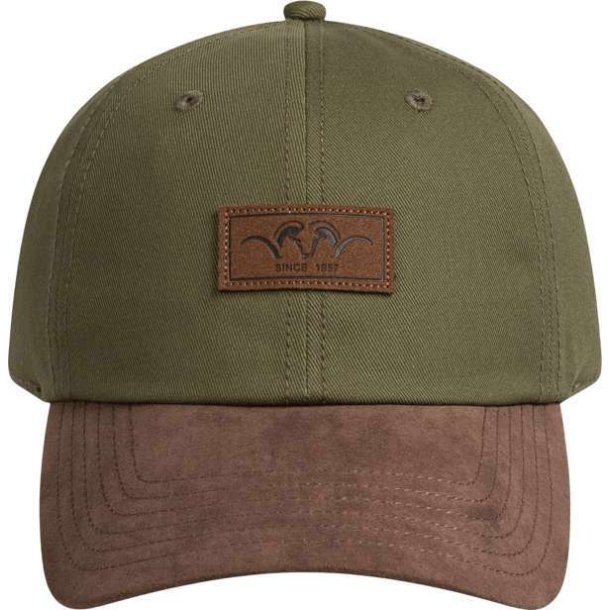 BLASER BADGE 5 EDGE CAP. DARK OLIVE/BROWN. ONE SIZE
