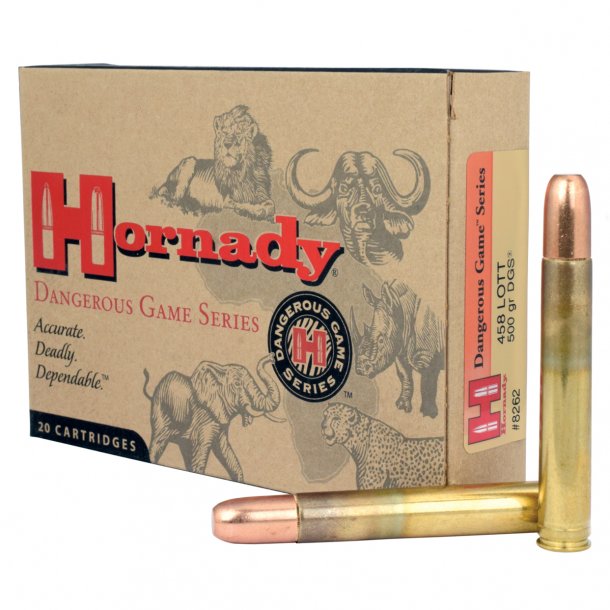 HORNADY 458 LOTT. FMJ. 500GR.