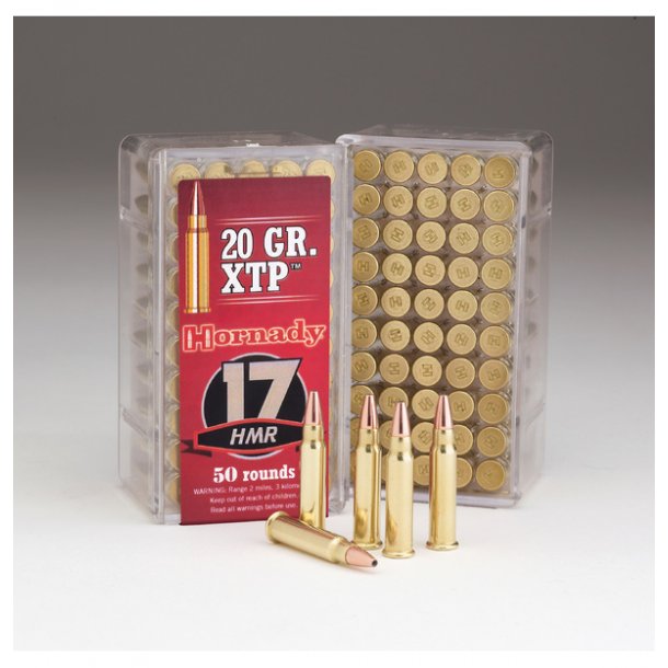 HORNADY 17 HMR. XTP. 20GR.