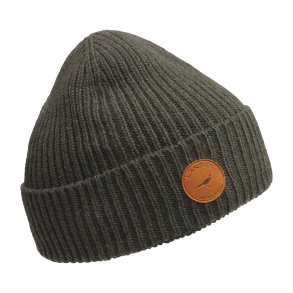 LAKSEN DAKOTA  CASHMERE BEANIE , OLIVE