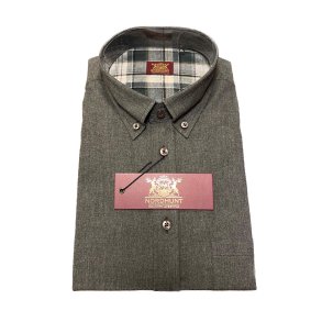 NORDHUNT HERRINGBONE FLANNEL SKJORTE