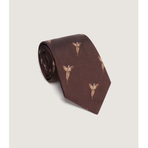 PURDEY FULL FLYING PHEASANT SLIPS, CHOCOLATE