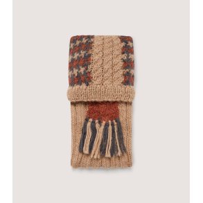 PURDEY HAWKERS ORKNEY ALPACA SOCKS-GARTER, CAMEL