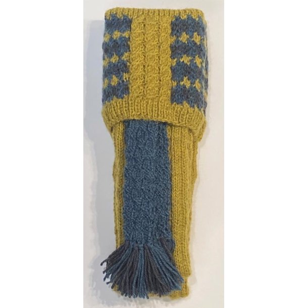 PURDEY HAWKERS ORKNEY ALPACA SOCK, MUSTARD