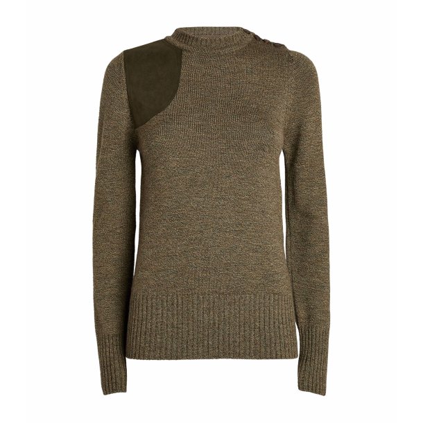 PURDEY MARL SWEATER, KHAKI GREEN LADY