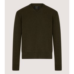 PURDEY ENSAY OUTDOOR V-NECK SWEATER, LODEN