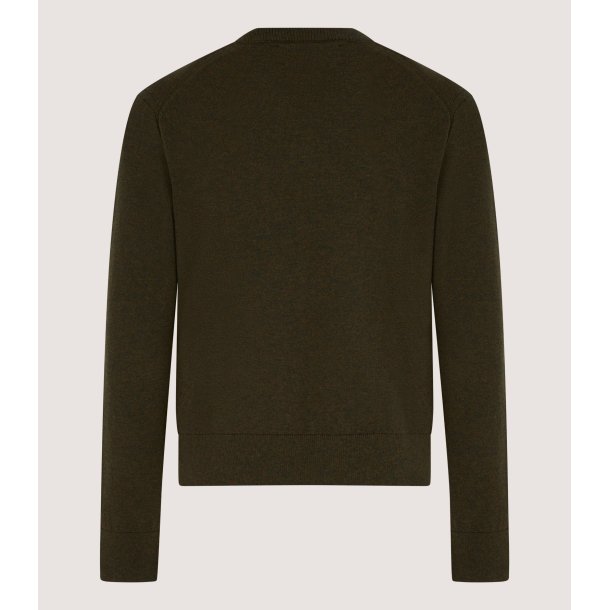 PURDEY ENSAY OUTDOOR V-NECK SWEATER, LODEN