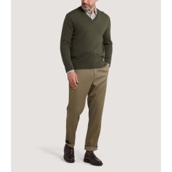 PURDEY ENSAY OUTDOOR V-NECK SWEATER, LODEN