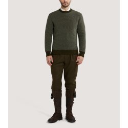 PURDEY HAMILTON SWEA ROUND NECK, MILITARY
