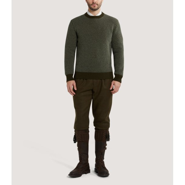 PURDEY HAMILTON SWEA ROUND NECK, MILITARY