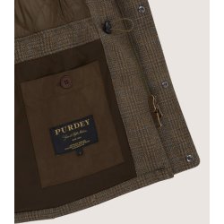 PURDEY MORLICH TWEED RAGLAN FIELD COAT