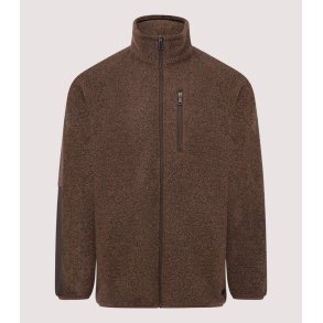 PURDEY MERINO FLEECE JAKKE, WALNUT